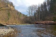 Kiesstrand im Talgrund