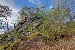 Der untere Schlossfelsen / Burgfelsen