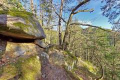 Weg zum Feierabendfelsen