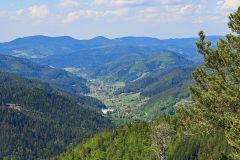 Aussicht vom oberen Schlossfelsen