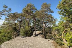 Auf dem Burgfelsen