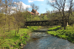 Neckartal und Eisenbahnbrücke