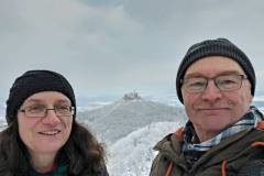 Blick zu Schloss Hohenzollern