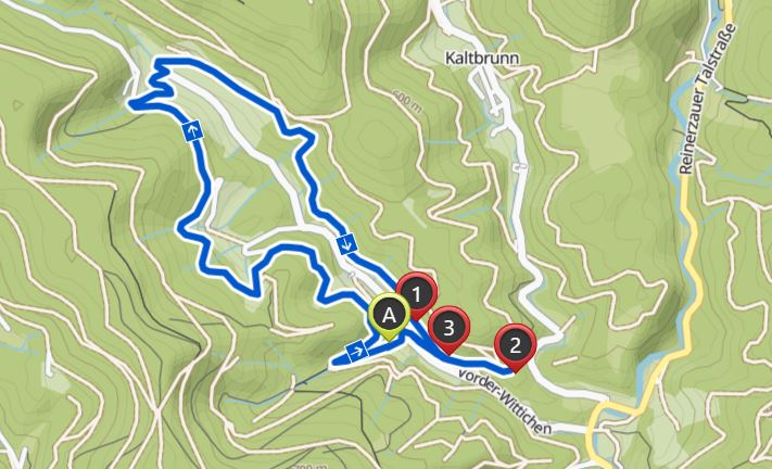 Karte Geologische Wanderung Wittichen